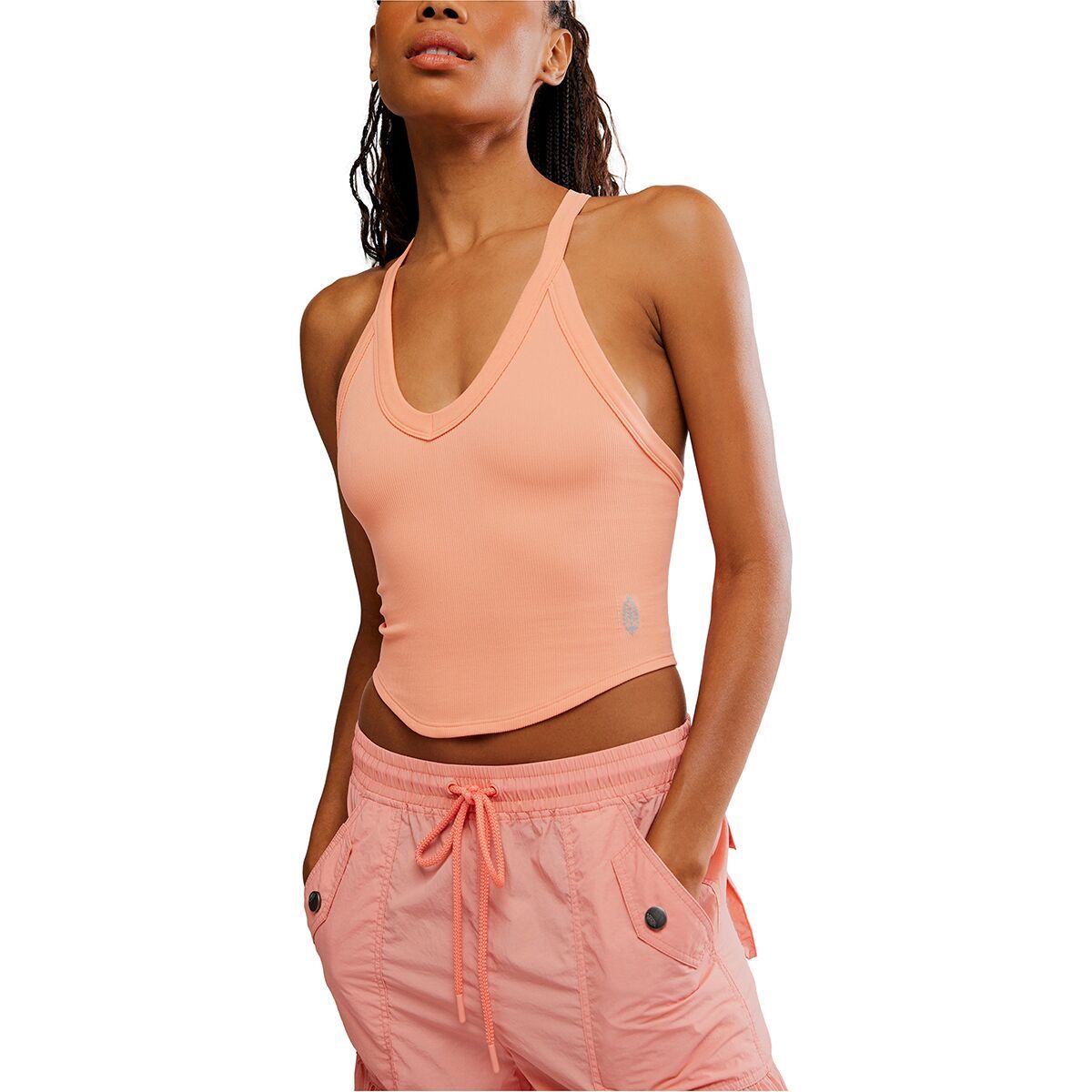 Image of FP Movement All Clear V Neck Cami - Women's Fruit Punch, XL