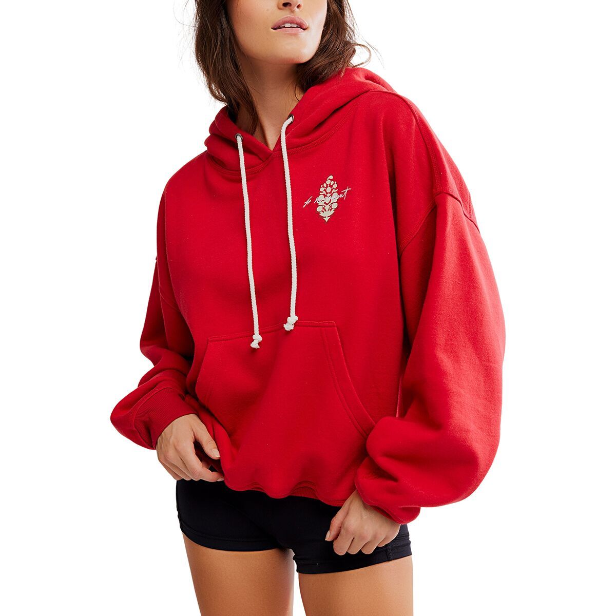 FP Movement Ctw Final Call Logo Hoodie - Women's Cranberry Logo Combo, L