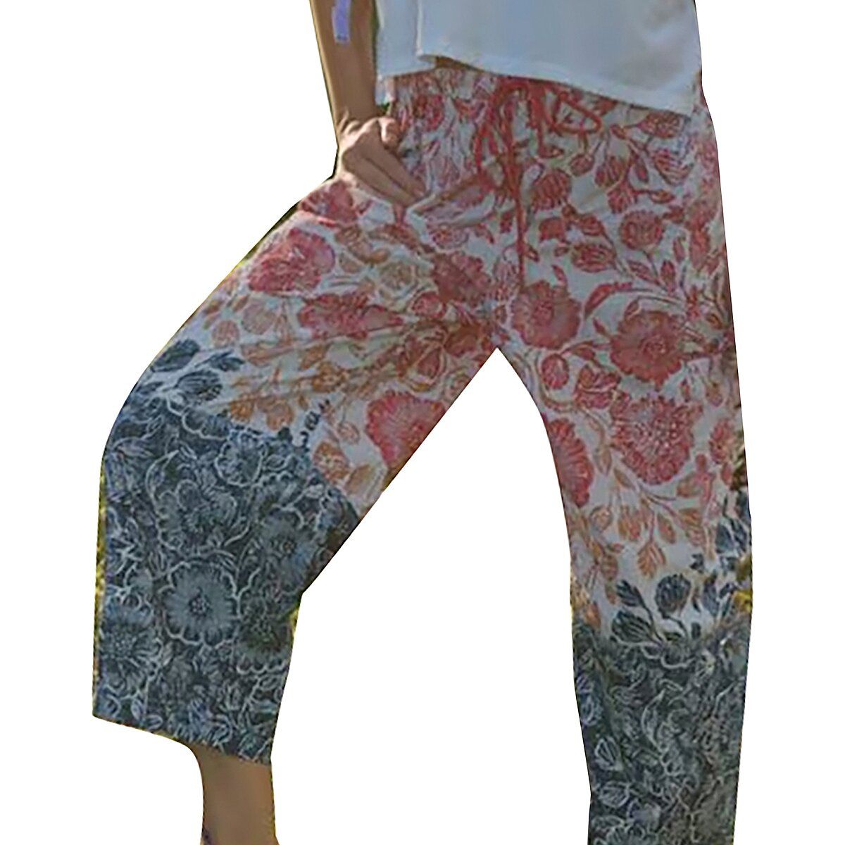 Image of FP Movement In The Wild Print Pant - Women's Vintage Floral Combo, M