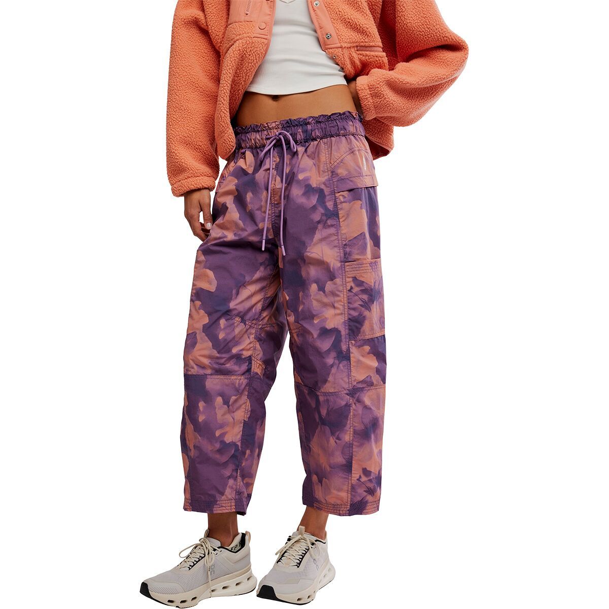 Image of FP Movement In The Wild Print Pant - Women's Violet Cloud Wash, M