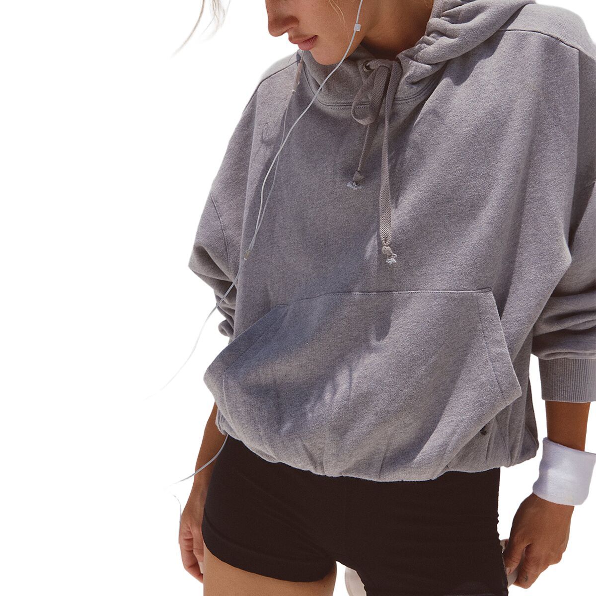 FP Movement Day Off Hoodie - Women's Heather Grey, L