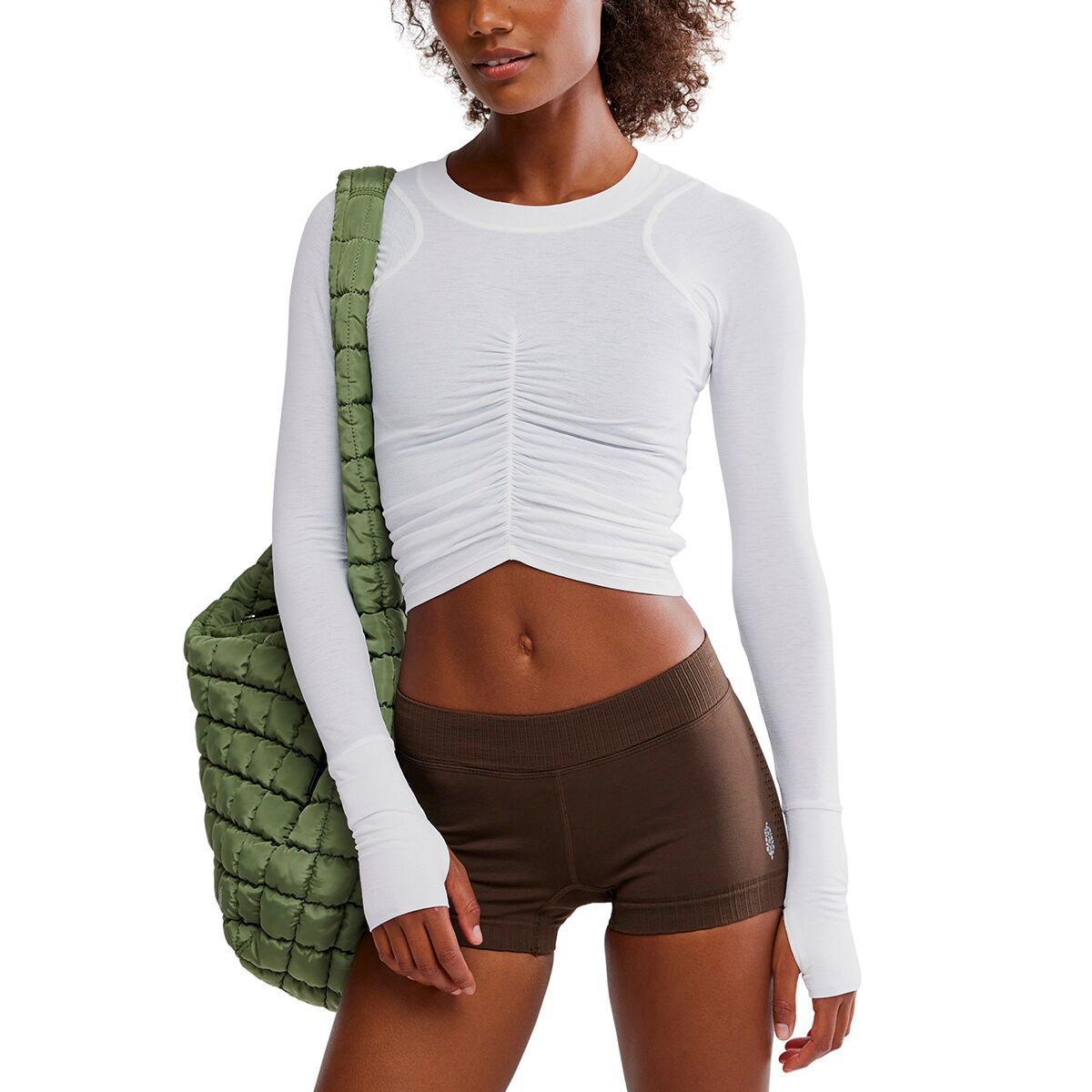 FP Movement Tempo Ruched Long-Sleeve Shirt - Women