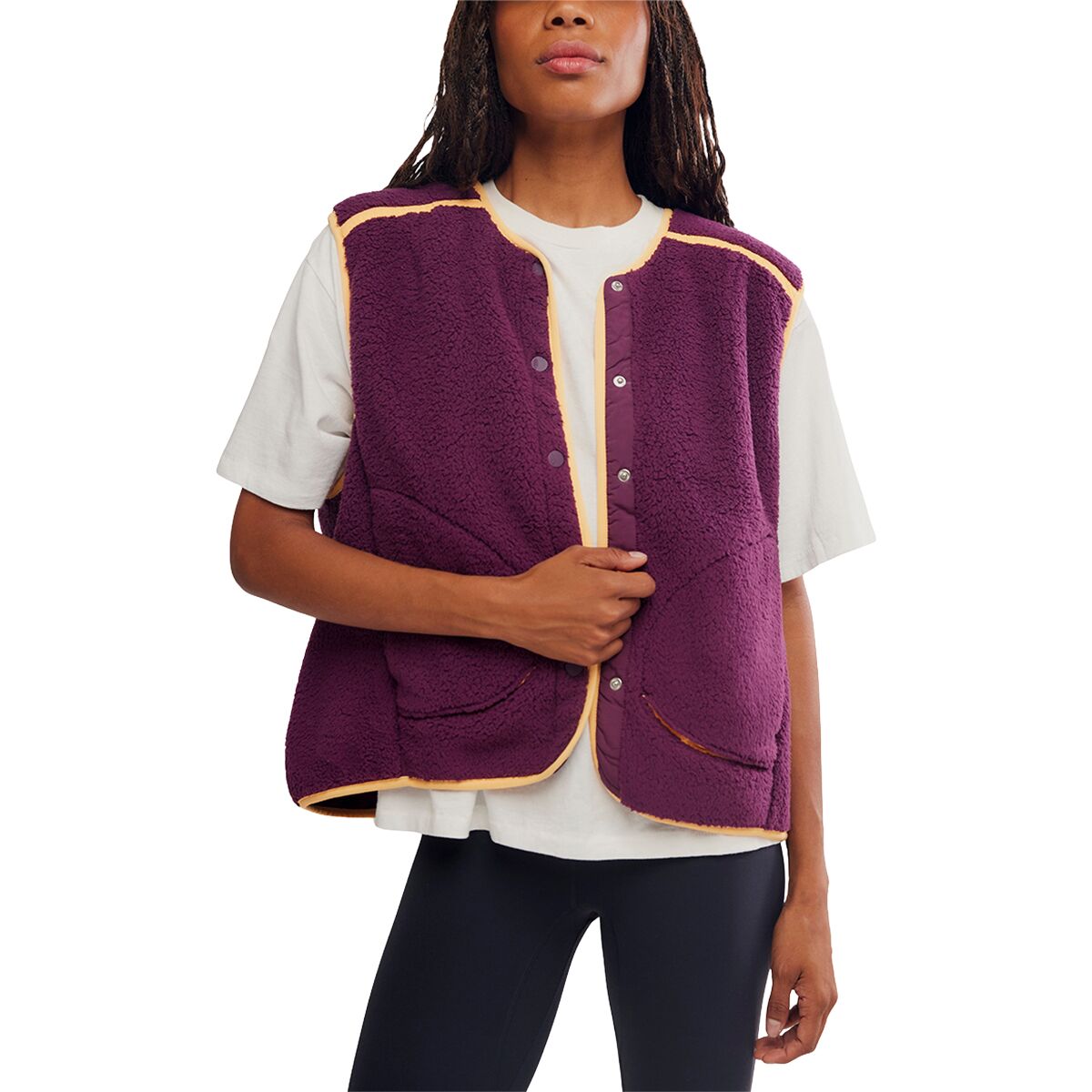 Image of FP Movement Mountain High Vest - Women's Black Cherry, XL