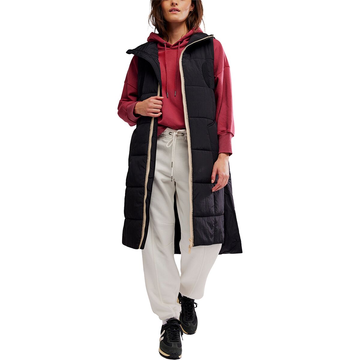 Image of FP Movement On The Move Packable Vest - Women's Black, S