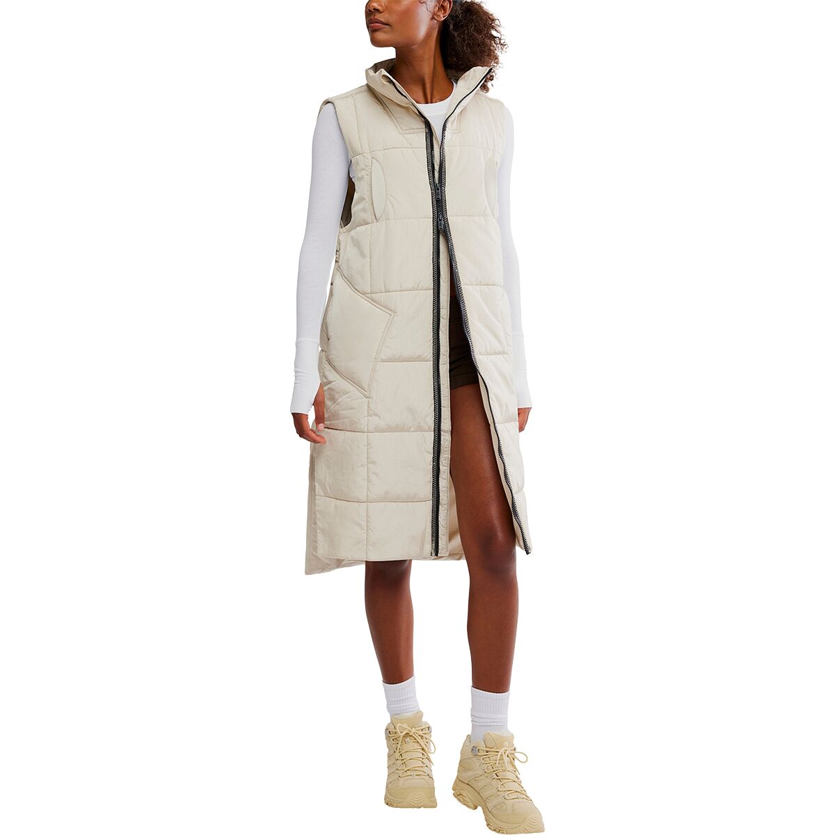 FP Movement FP Movement On The Move Packable Vest - Women's Muted Beige, M