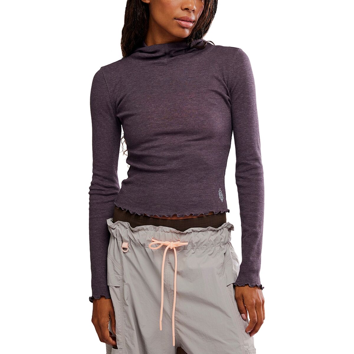 Image of FP Movement Breathe Easy Long-Sleeve Shirt - Women's Chocolate, M