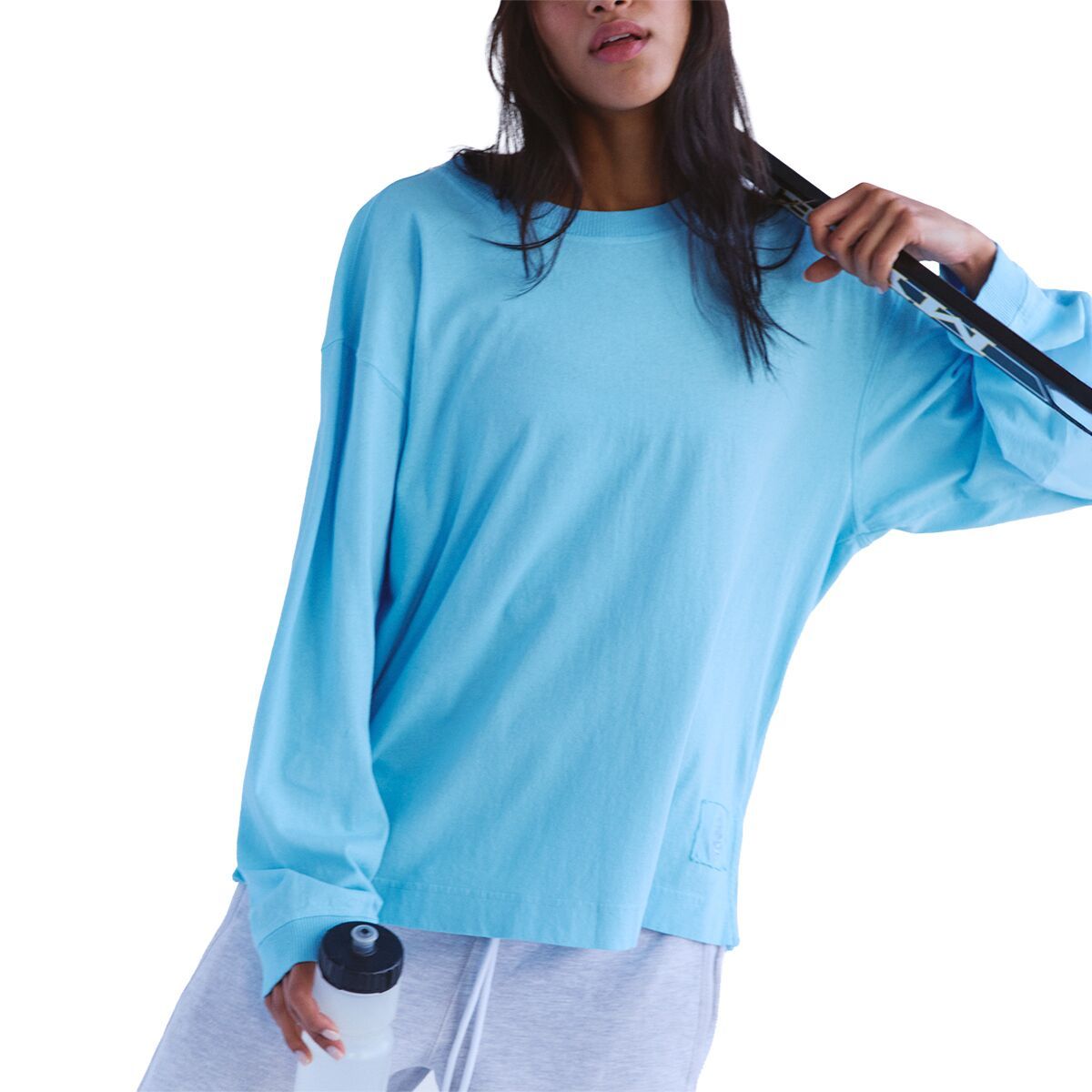 Image of FP Movement Hustle Layer Top - Women's Bright Blue, L