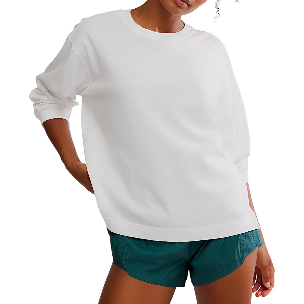 Image of FP Movement Hustle Layer Top - Women's White, S