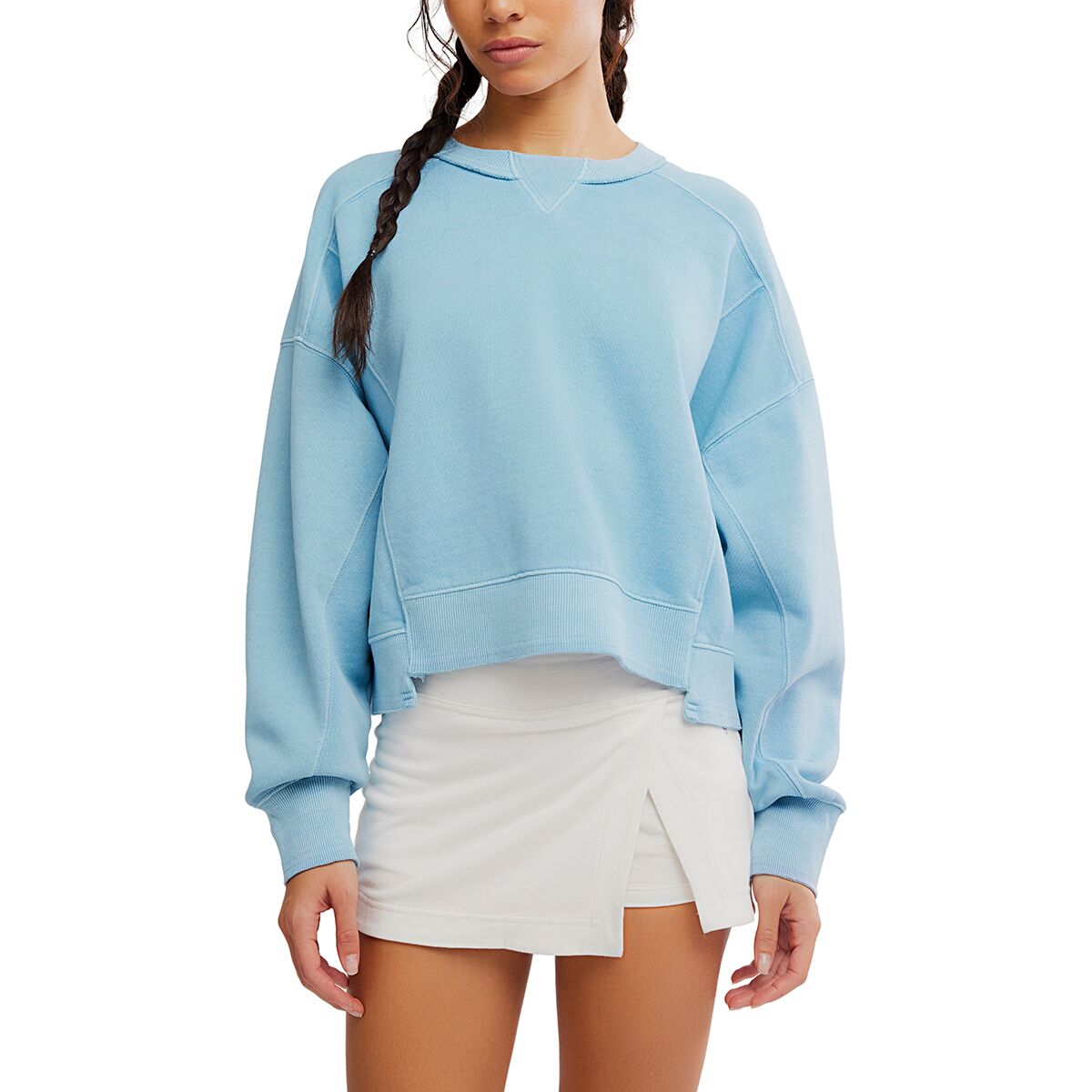 Image of FP Movement Intercept Pullover Sweatshirt - Women's Bright Blue, L