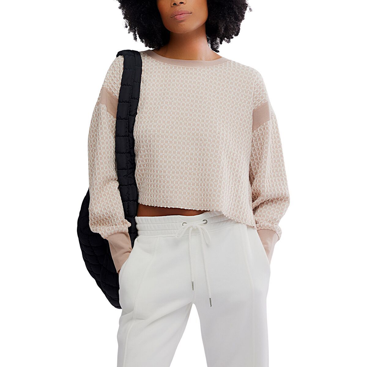 Image of FP Movement My Time Layer Textured Co Top - Women's Sandy, XL