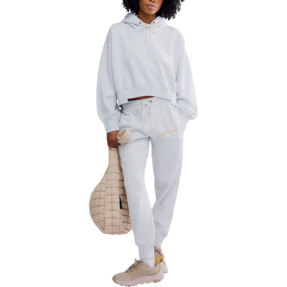 Image of FP Movement Undefeated Set - Women's Light Heather Grey, M