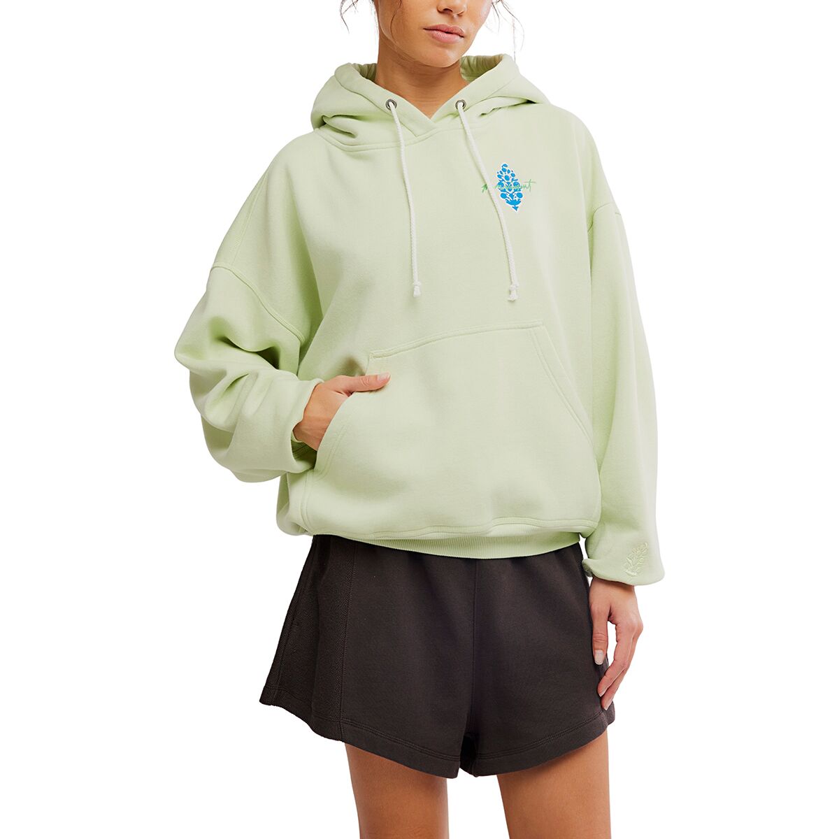 Image of FP Movement Ctw Final Call Front Logo Hoodie - Women's Whipped Lime, S