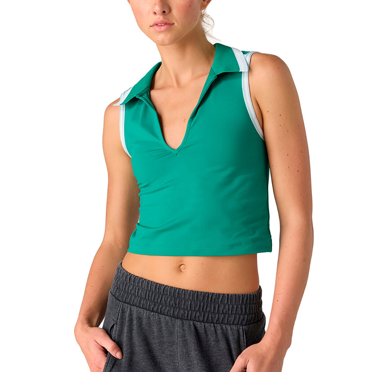 Image of FP Movement Forehand Polo Top - Women's Green Glow, L