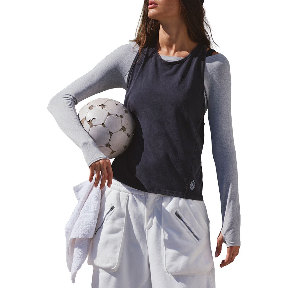 Image of FP Movement Hot Shot Twist Tank Top - Women's Black, L