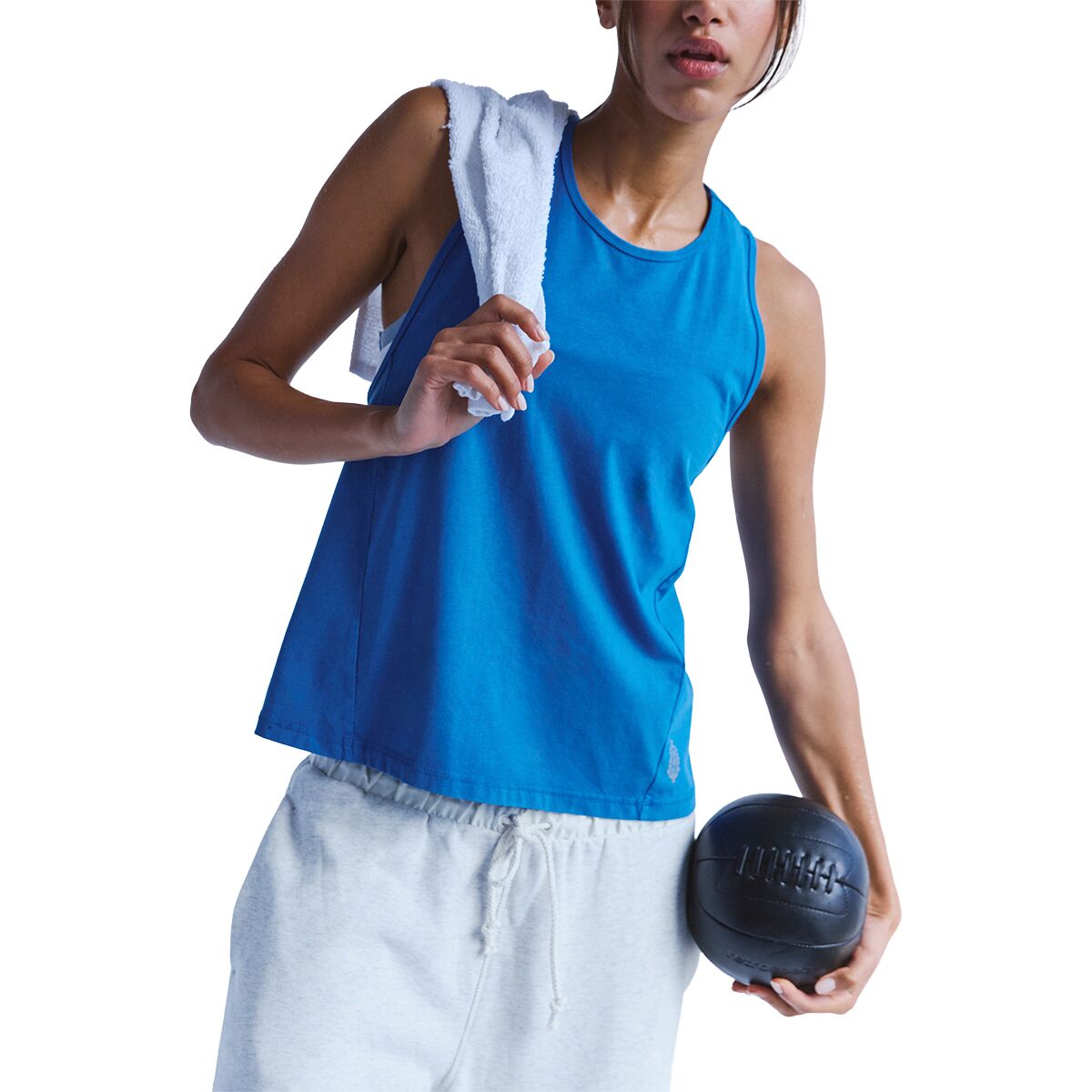 Image of FP Movement Hot Shot Twist Tank Top - Women's Light Cobalt, M