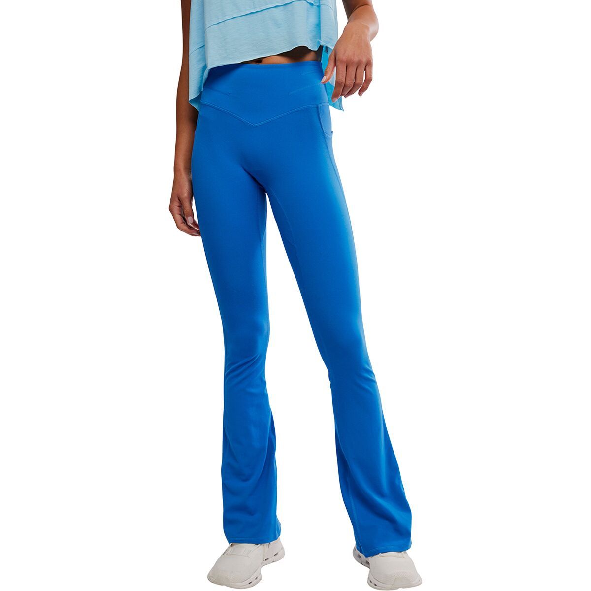 Image of FP Movement Never Better Flare Tight - Women's Light Cobalt, XL