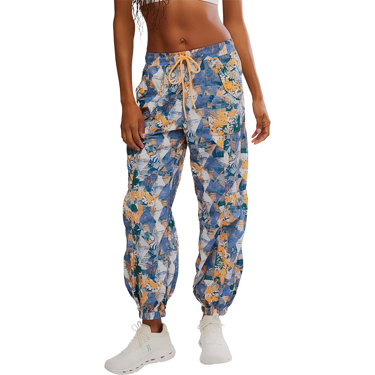 Image of FP Movement Printed Set Me Free Pant - Women's Midnight Navy Combo, M