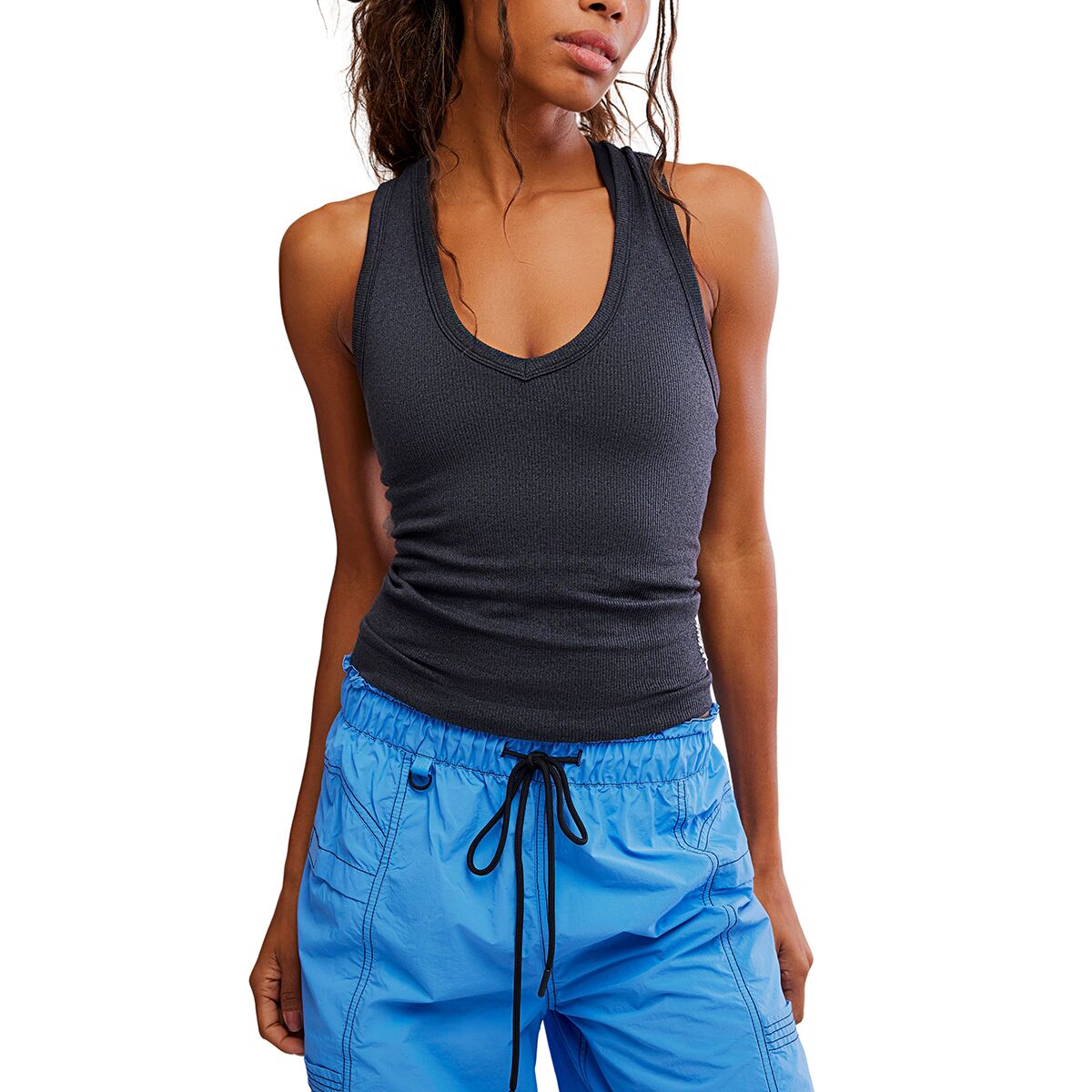 Image of FP Movement Bittersweet Rib Essential Tank Top - Women's Black, M/L