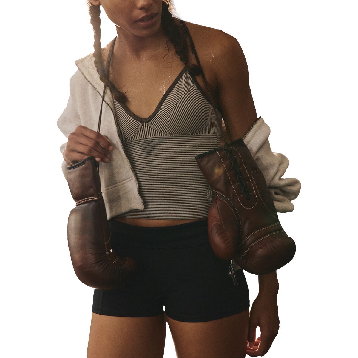 FP Movement FP Movement Perfectly Plated Plunge Tank Top - Women's Chocolate, XS/S