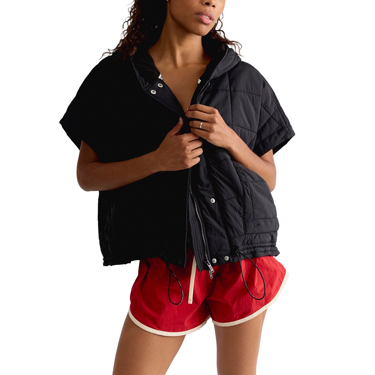 Image of FP Movement Happy Trails Poncho - Women's Black, M