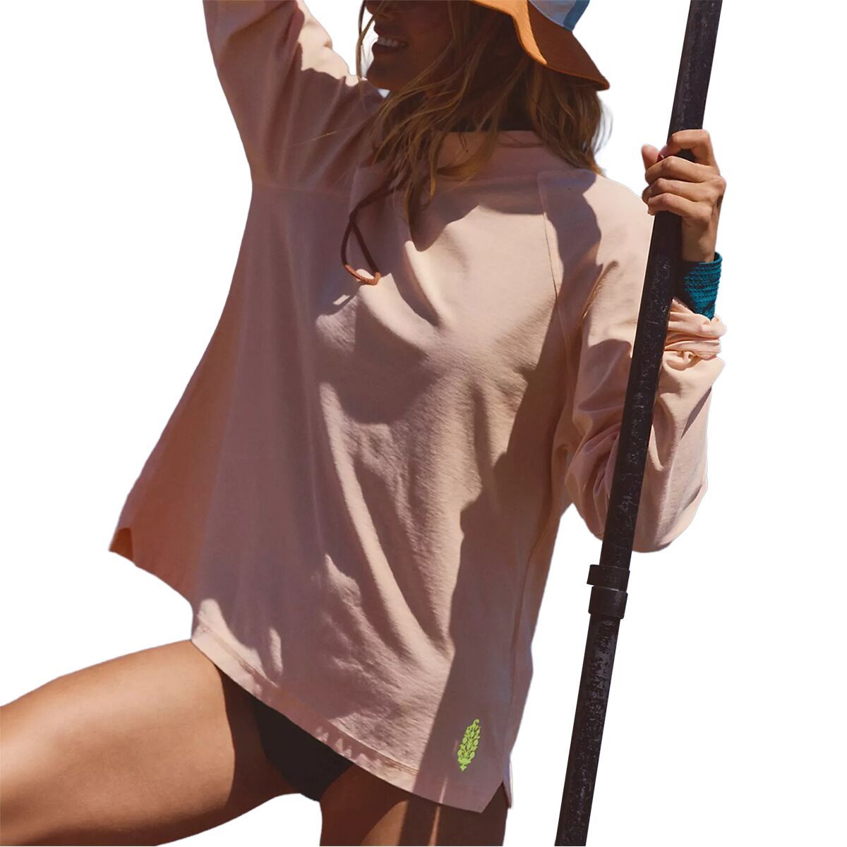 Image of FP Movement Restoration Layer Top - Women's Pastel Peach, XS