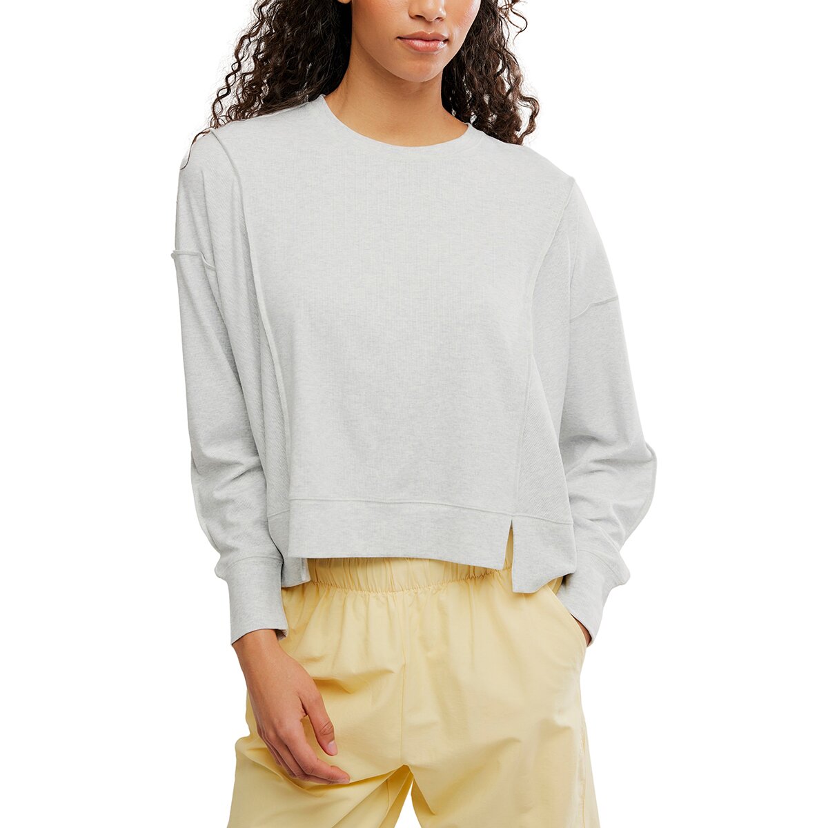 Image of FP Movement All My Love Long-Sleeve Top - Women's Heather Grey, XS