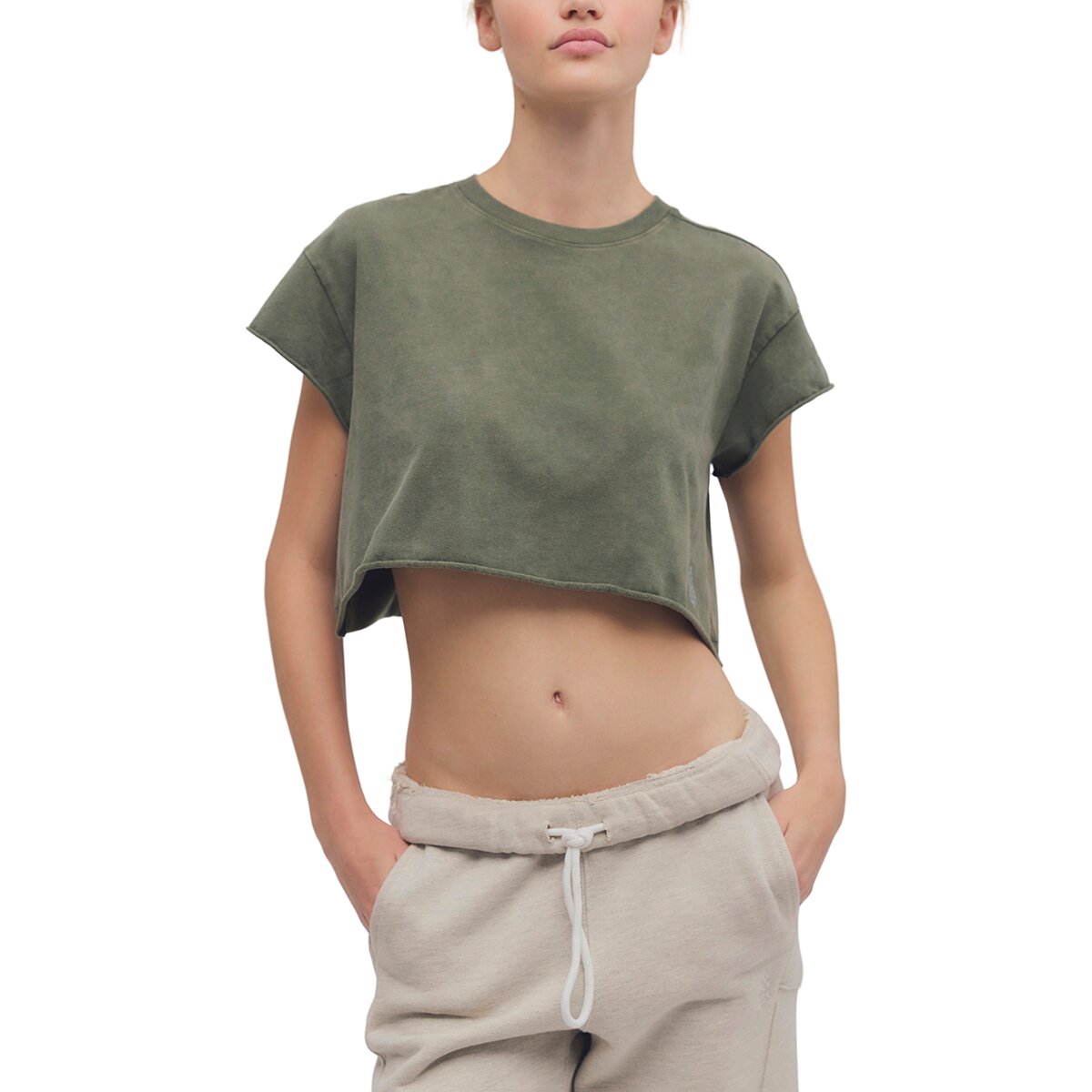 Image of FP Movement Hot Shot Cropped T-Shirt - Women's Ivy, M