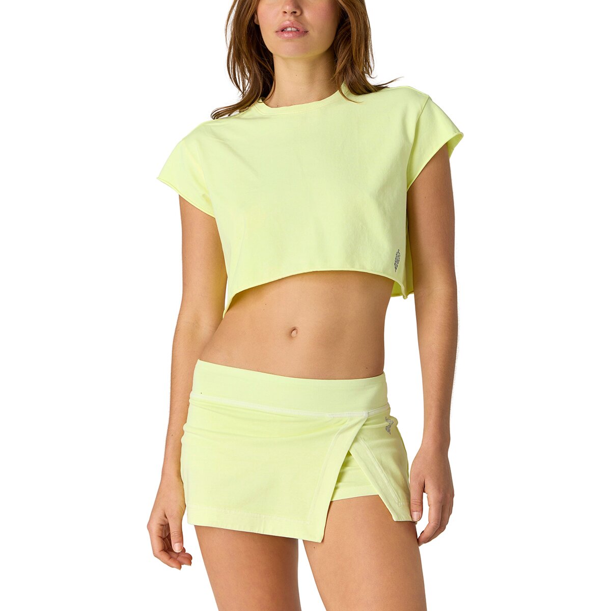 Image of FP Movement Hot Shot Cropped T-Shirt - Women's Vapor Lime, L