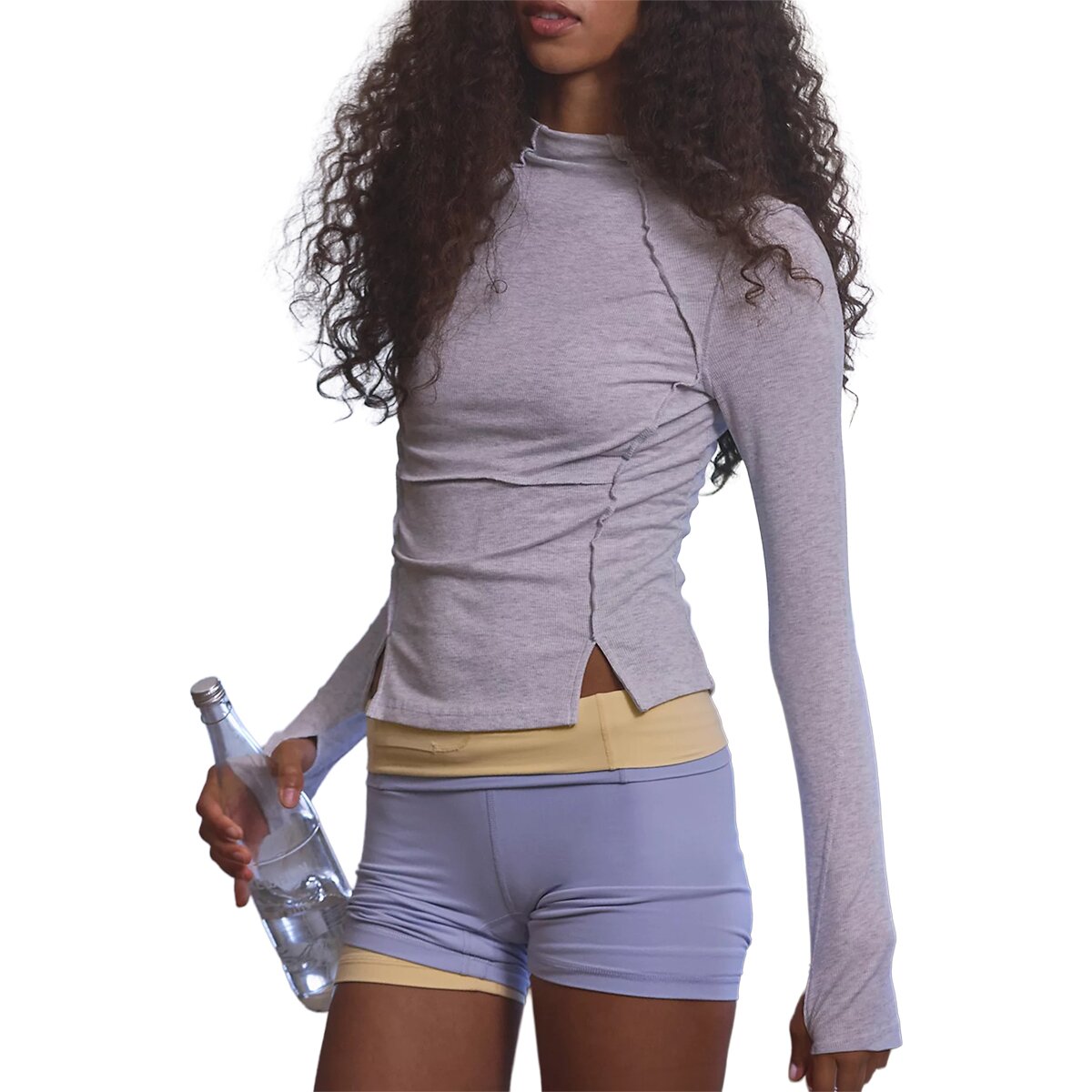 Image of FP Movement Love Club Long-Sleeve Top - Women's Heather Grey, M