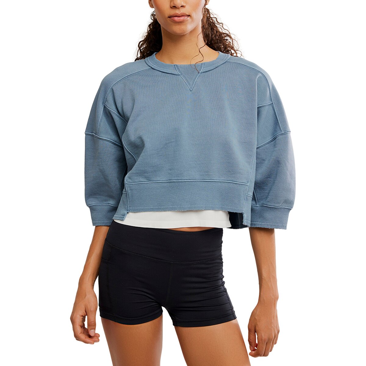 Image of FP Movement Short-Sleeve Intercept Pullover - Women's Riptide, S