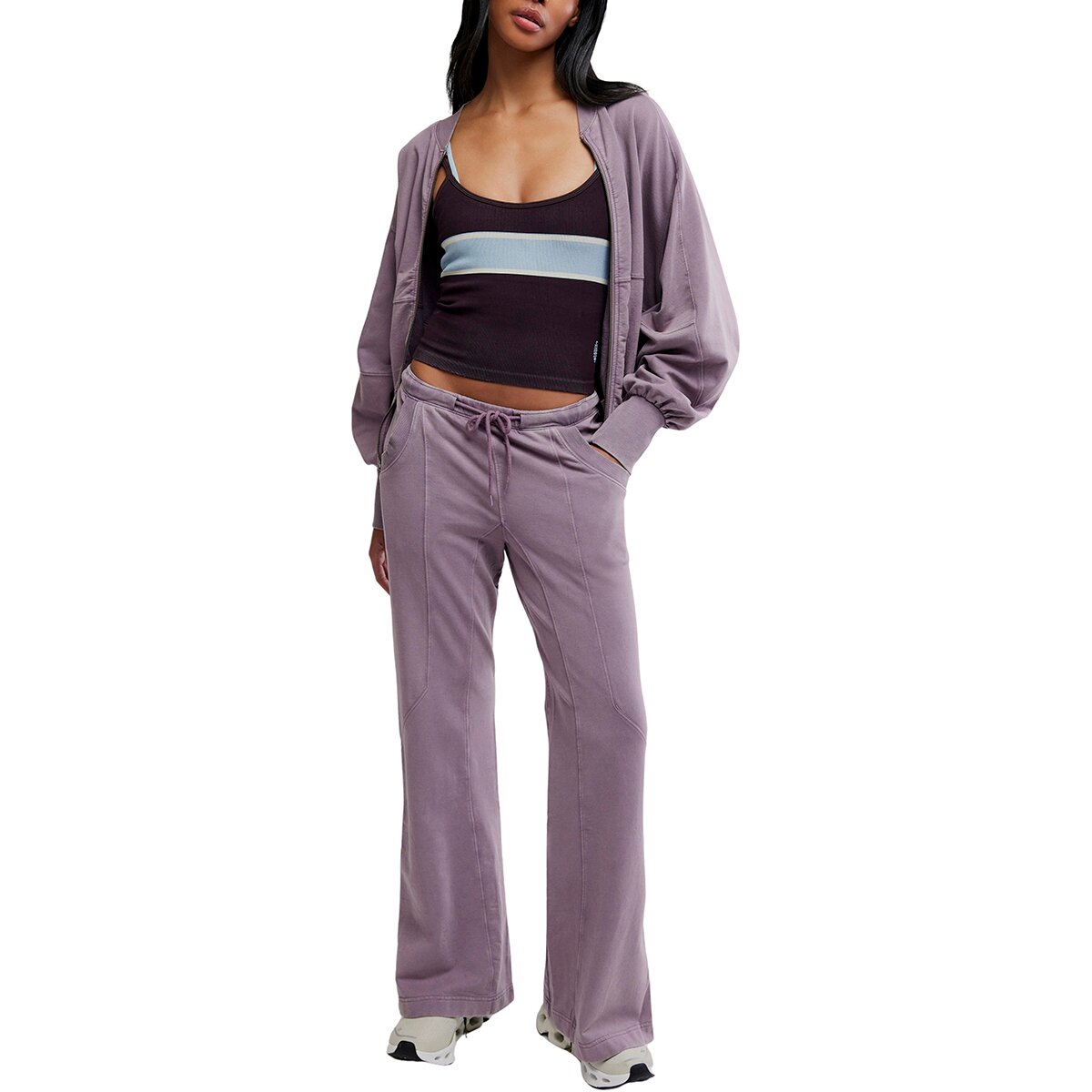 Image of FP Movement Cheer Me On Track Set - Women's Moonscape, M