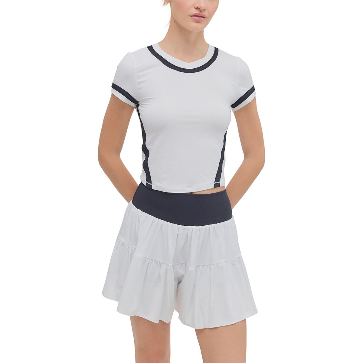 Image of FP Movement Come Back Set - Women's White/Black, S