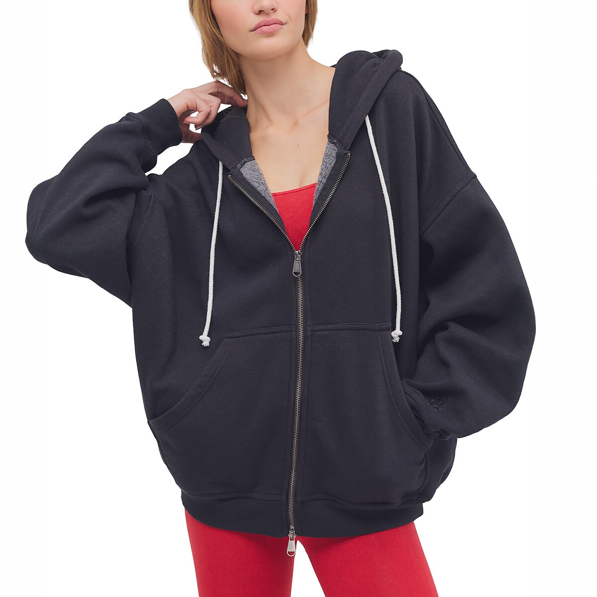Image of FP Movement Final Call Zip Up Hoodie - Women's Black, M