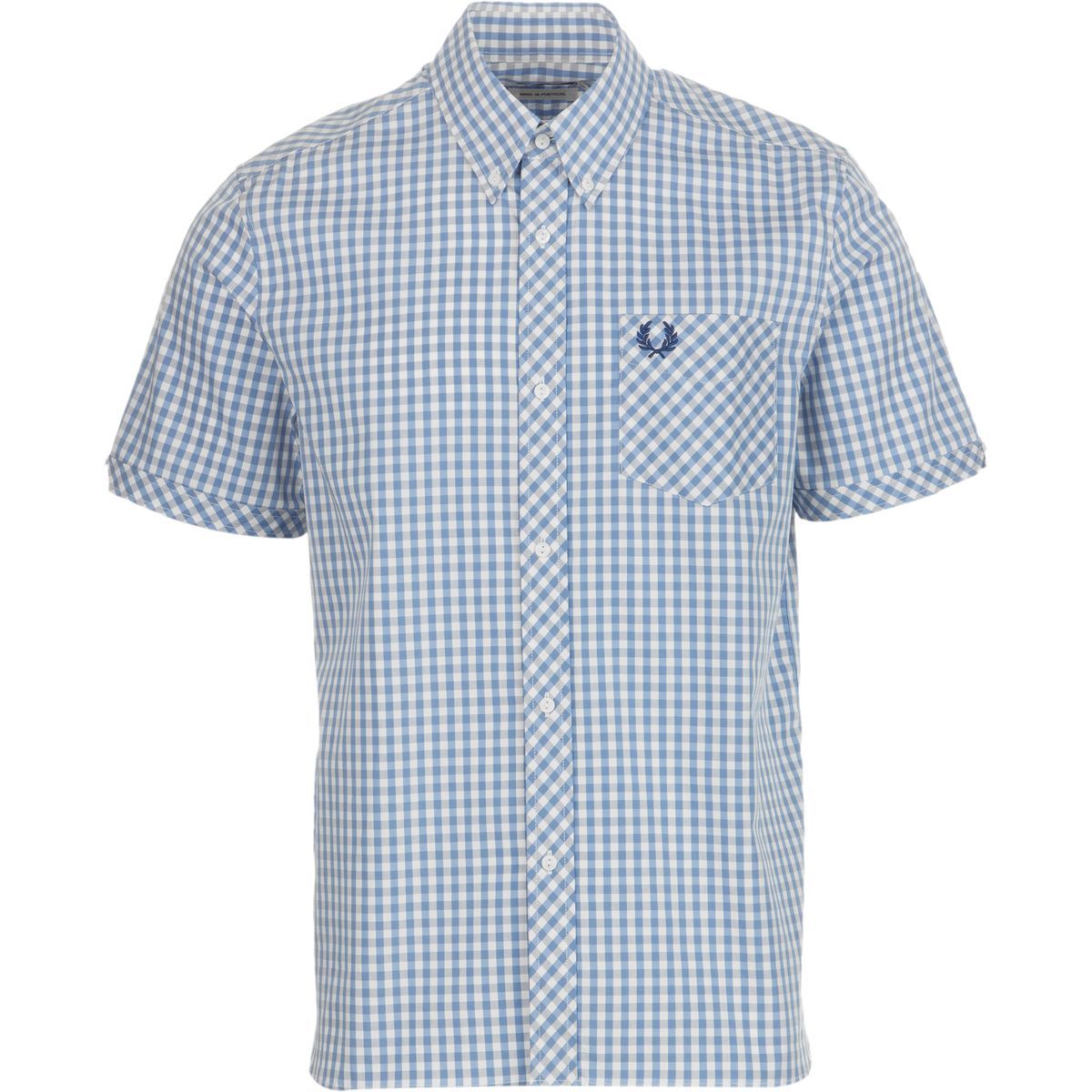 Fred Perry Gingham シャツ Gingham Shirt - Burnt Red | Men's Shirts | Designer Casual