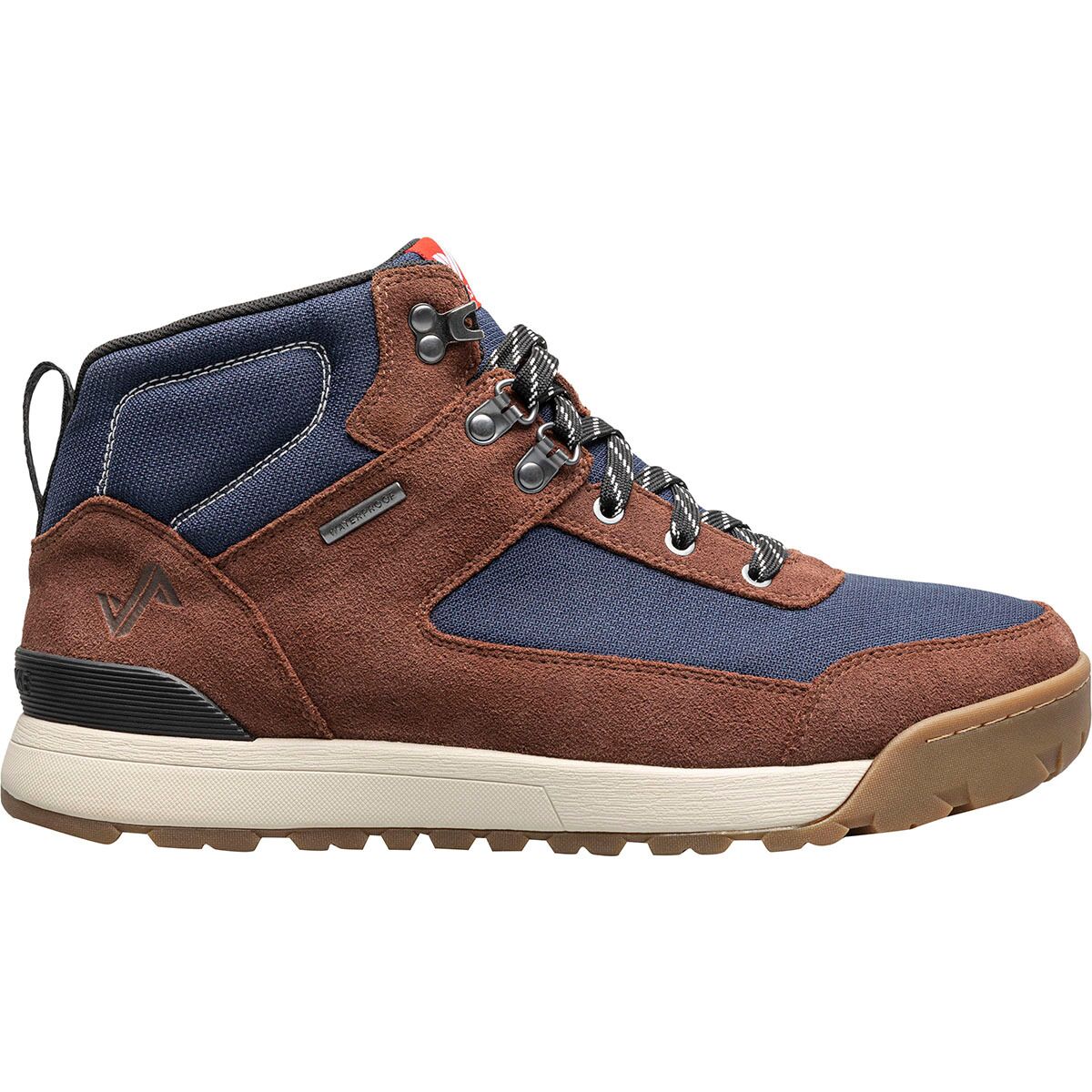 Image of Forsake Fifteen Mid WP Hiking Shoe - Men's Navy/ Brown, 9.5