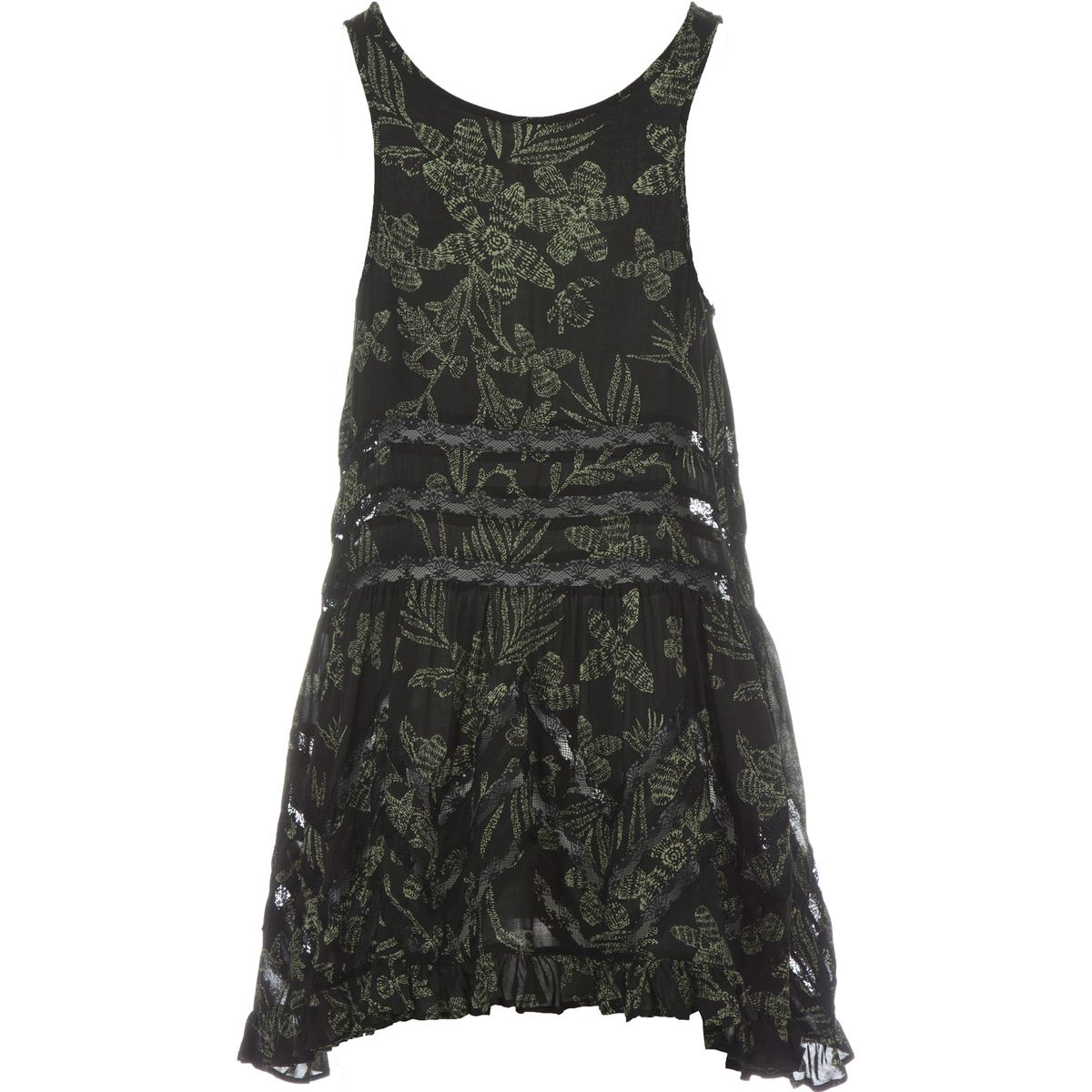 Free People Printed Viscose Voile Trapeze Slip Dress - Women's - Clothing