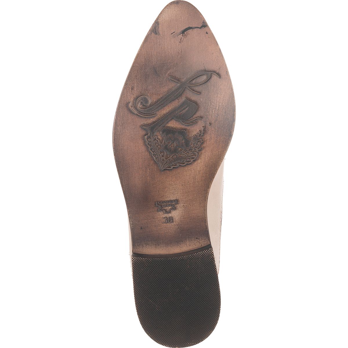 Free People Brady Slip Loafer Free People | Gray Leather Brady Slip On Loafer Flats Size 35.5 main image 3