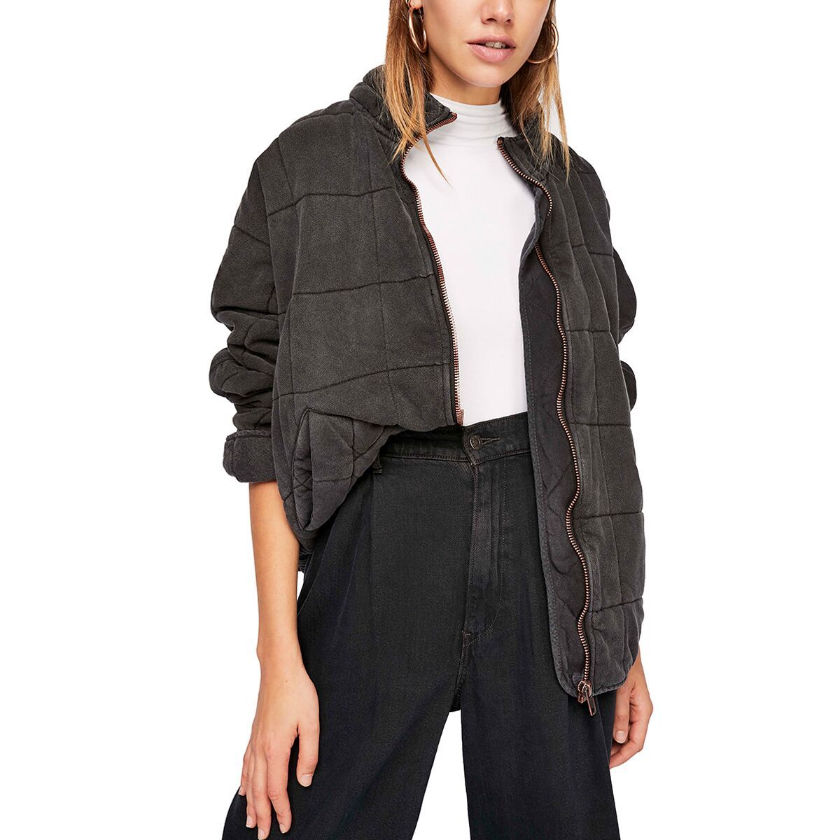 Free People Dolman Quilted Knit Jacket - Women's - Clothing