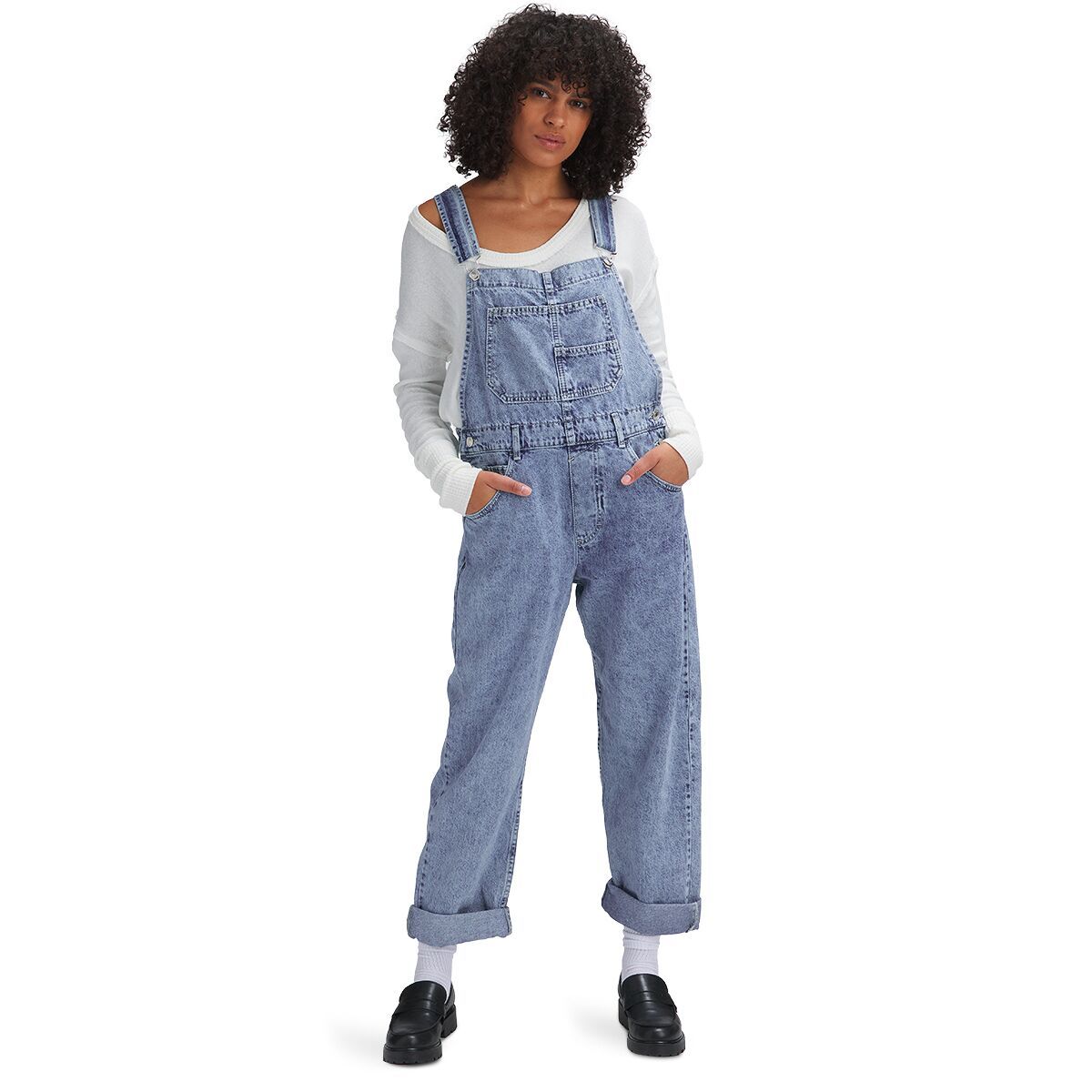 Image of Free People Ziggy Denim Overall - Women's Light Blue, XS