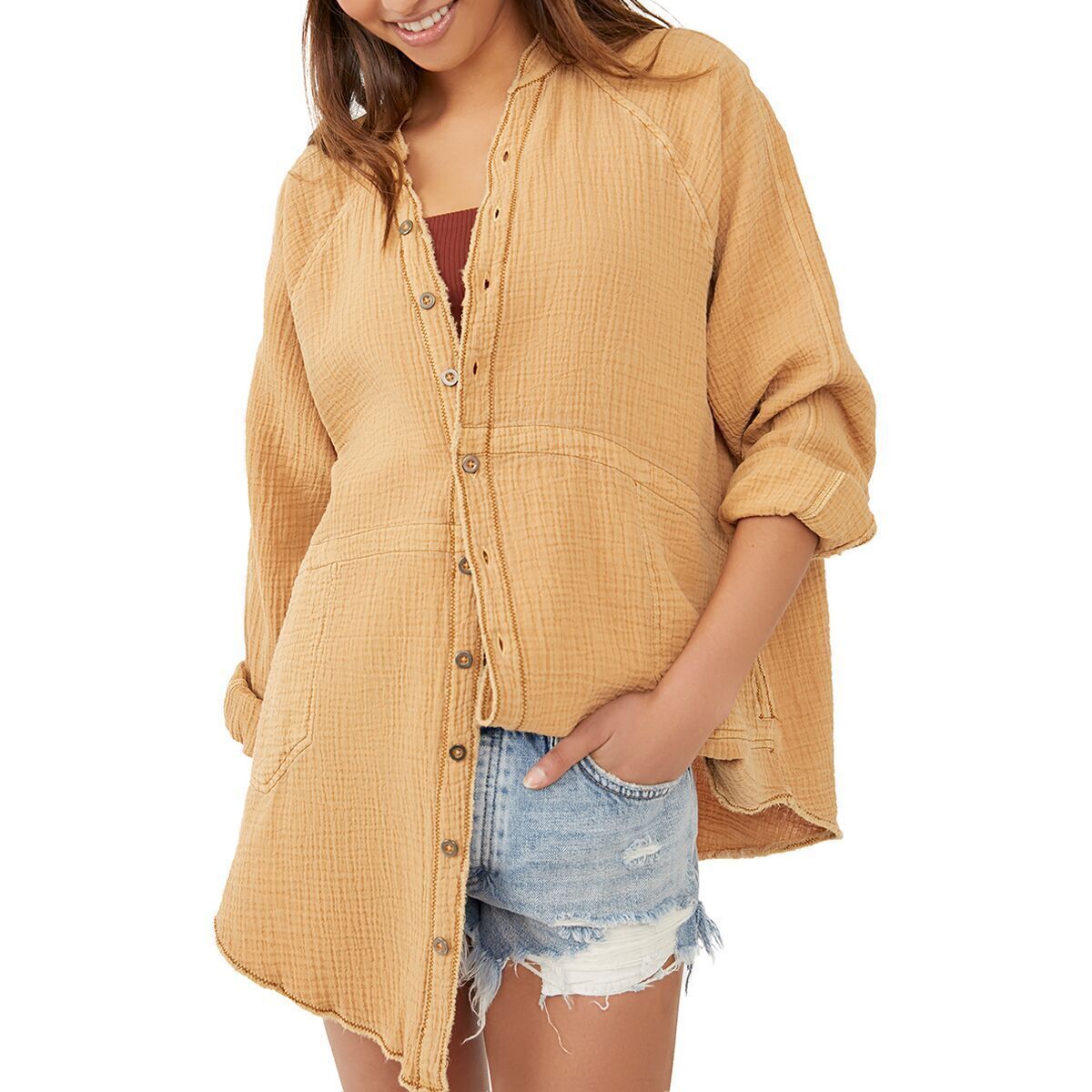 Summer Daydream ButtonDown Shirt Women's by Free People