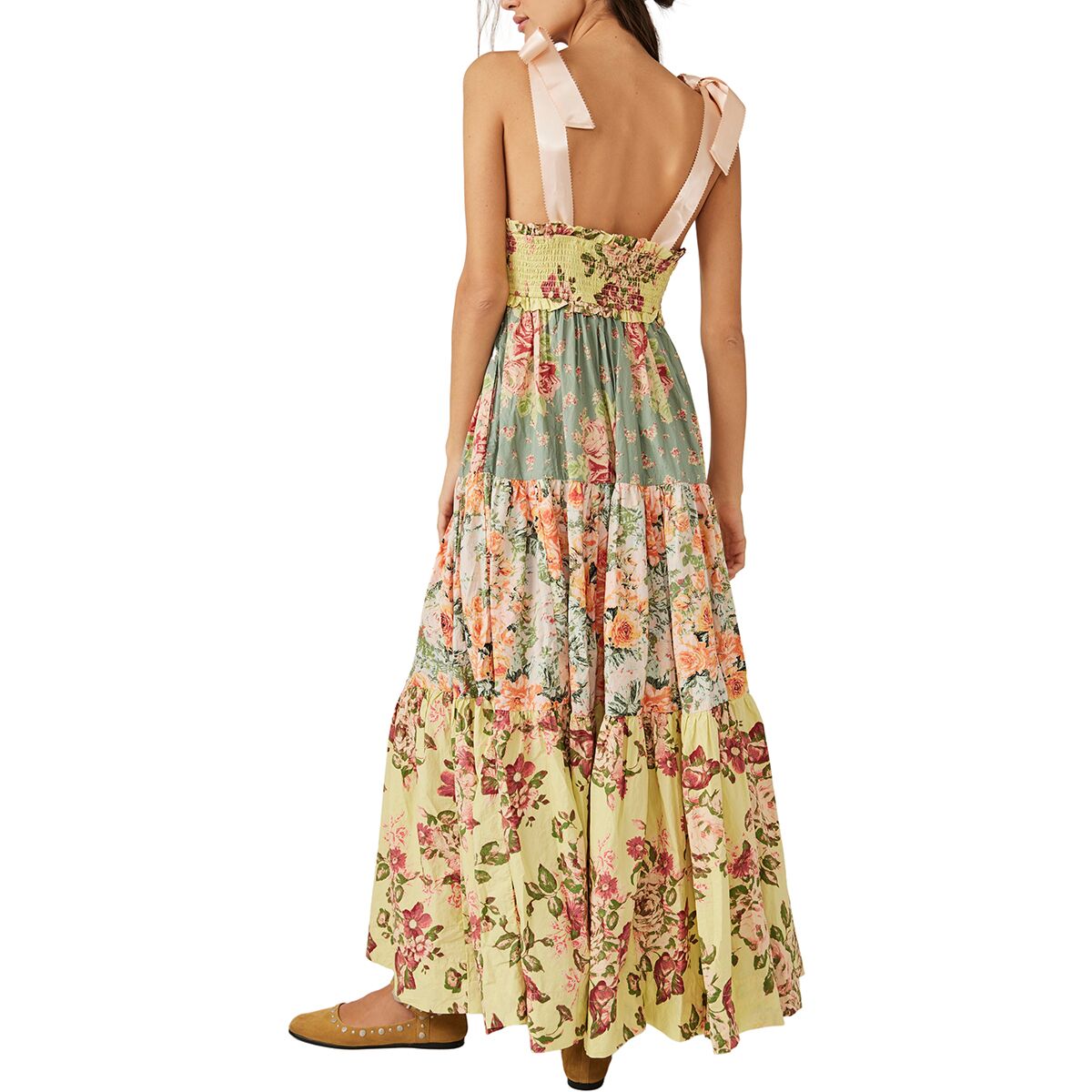chinese dress ladies Free People Women's Bluebell Maxi Dress, Cool Combo, S at Amazon Women's  Clothing store