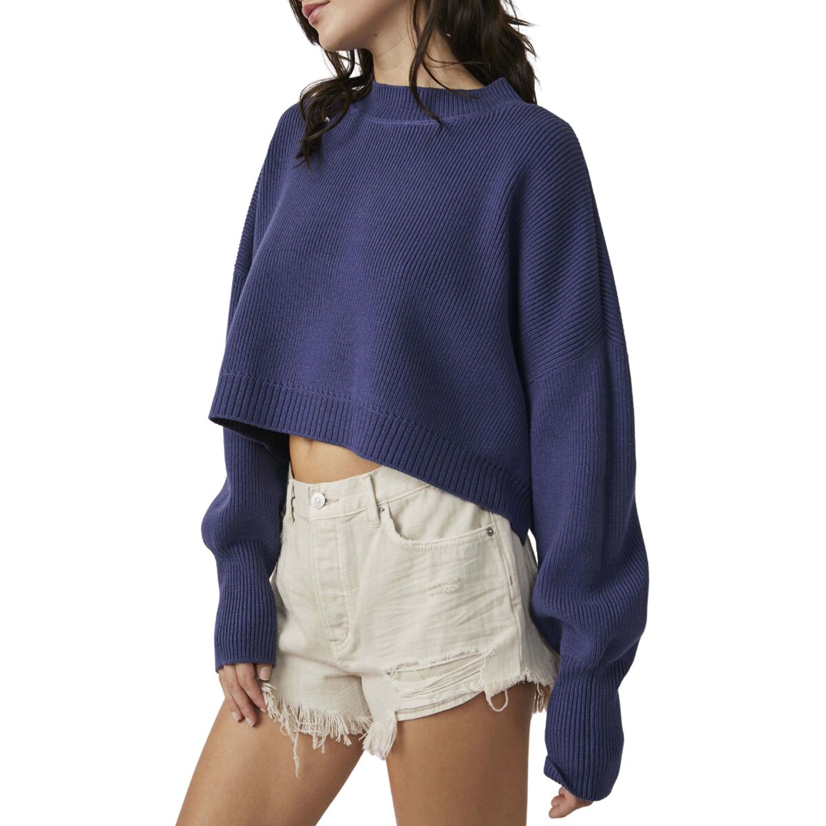 Free People - Bae Cropped Pullover - ShopperBoard