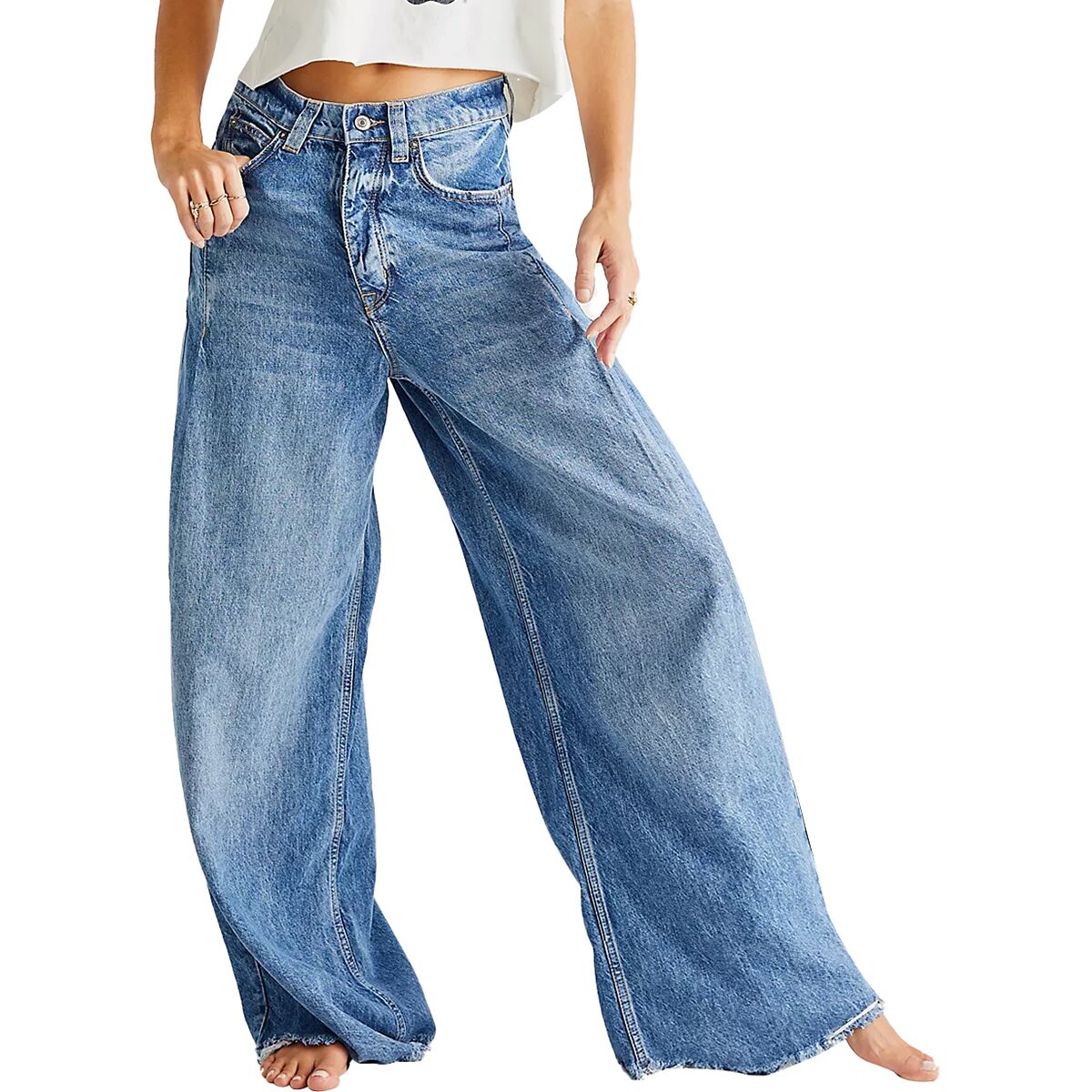 Van streek Parameters Verduisteren Free People Old West Slouchy Denim Pant - Women's - Clothing