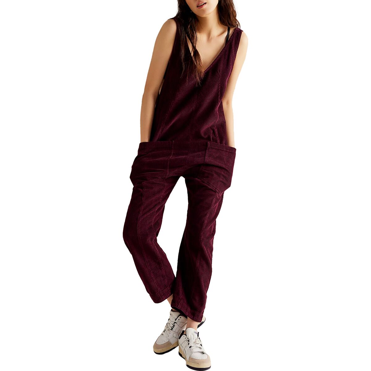 Free People High Roller Cord Jumpsuit - Women's