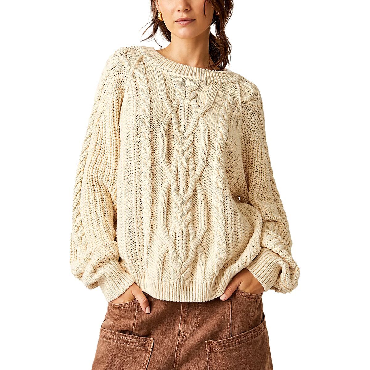 Free People Frankie Cable Sweater - Women