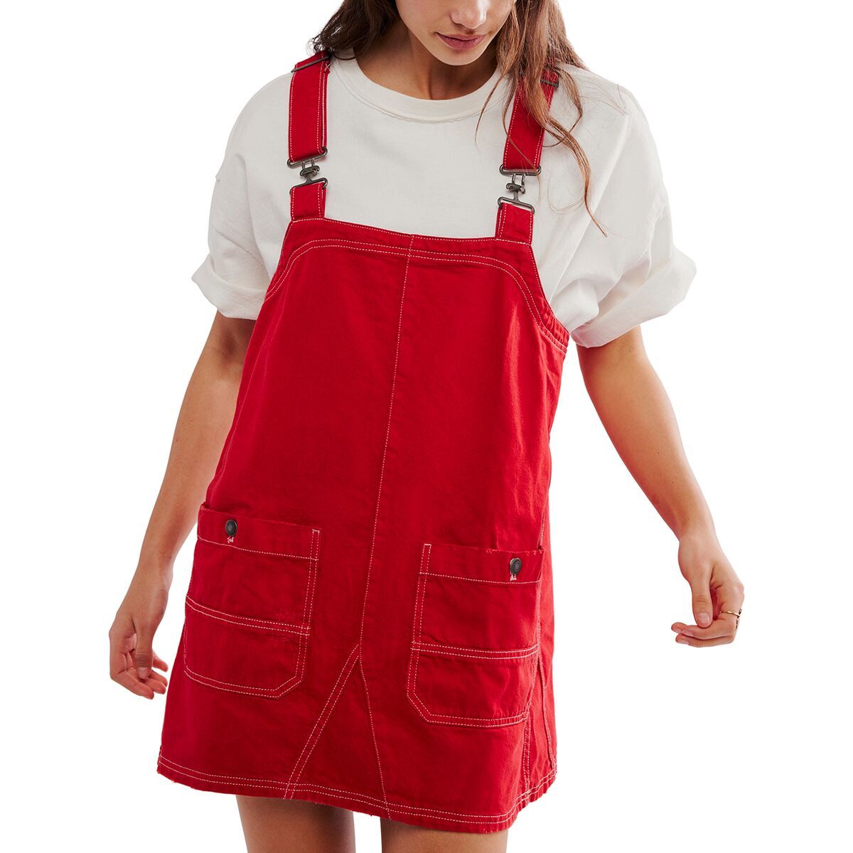 Free People Overall Smock Mini Dress - Women