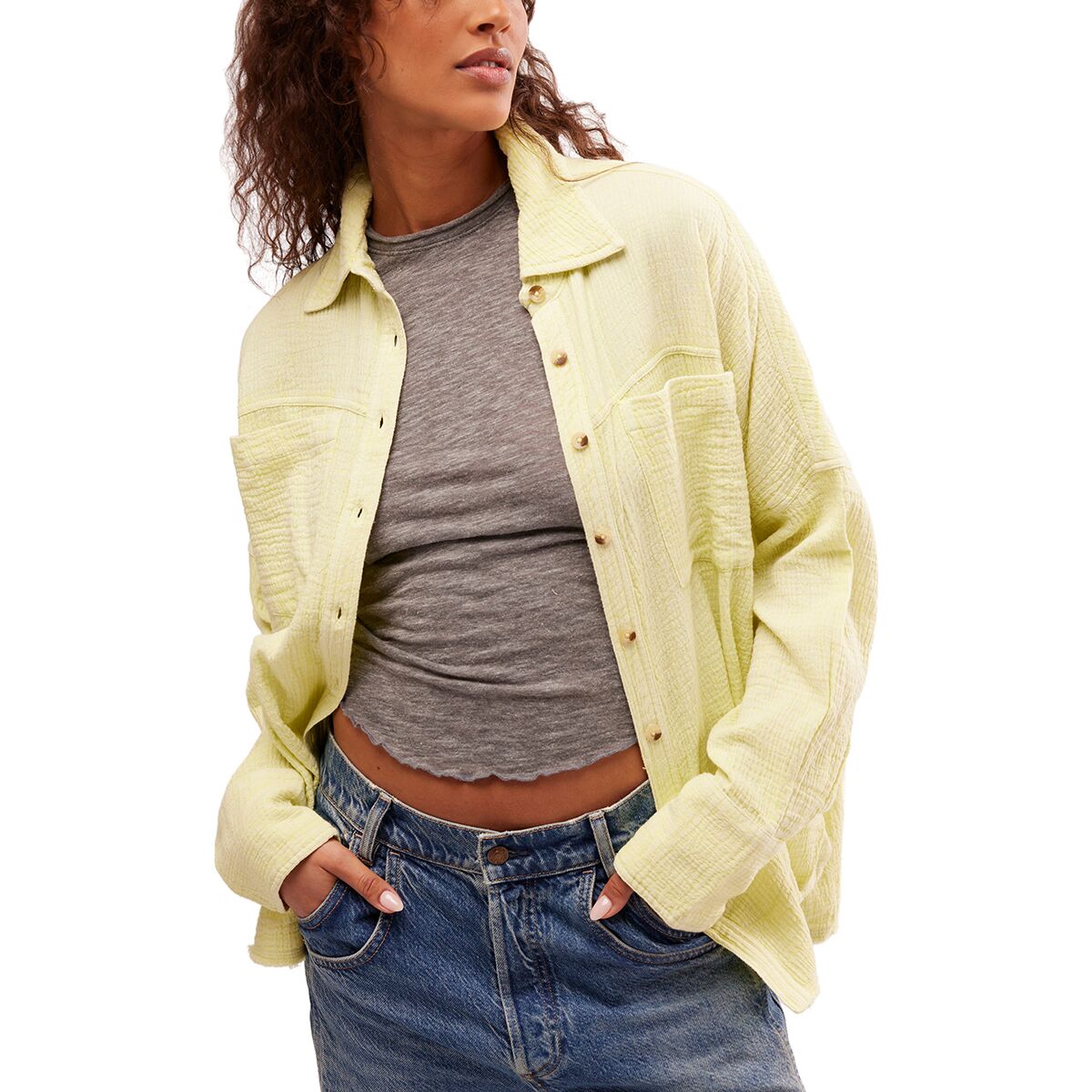 Image of Free People Cardiff Top - Women's Early Bloomer, S