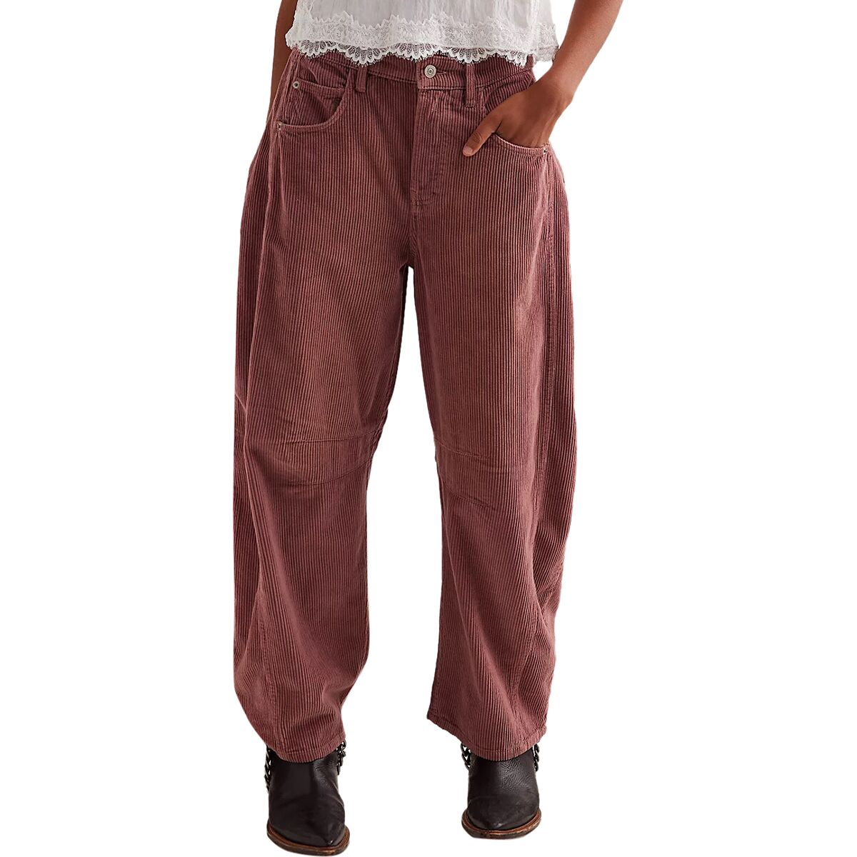 Free People Free People Good Luck Cord Pant - Women's Crystal Grey, 25