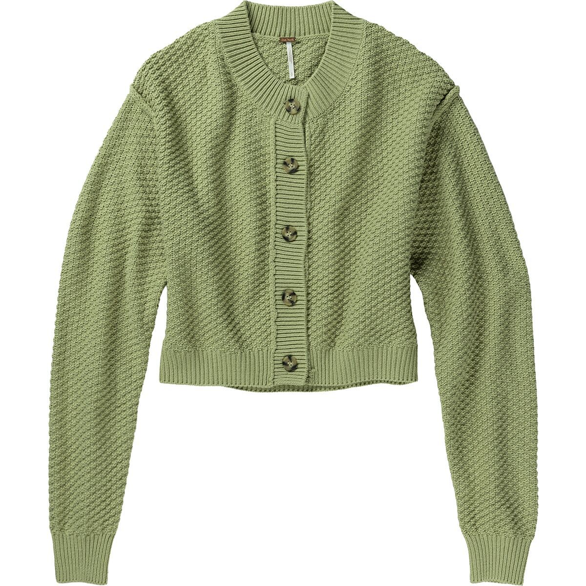 Image of Free People Lila Cardigan Sweater - Women's Whispering Willow, XL