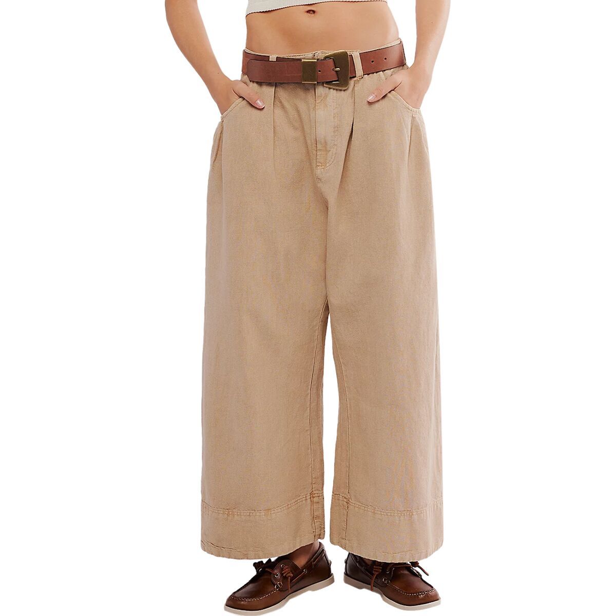Image of Free People Sweet Talk Chino Pant - Women's Croissant, 4